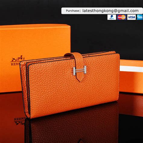 Hermes wallet stitch line